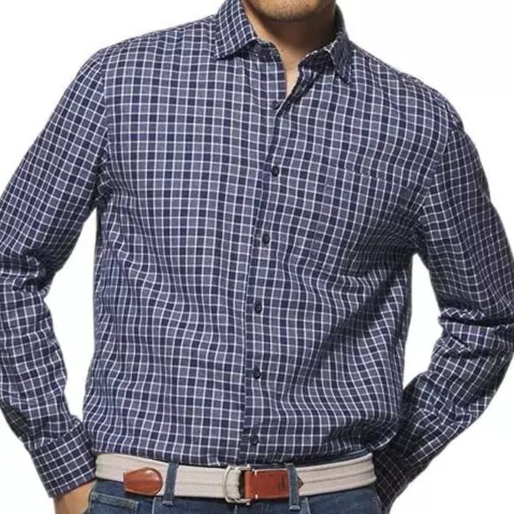 Johnnie O Mitchell Button Down Checkered Shirt Size XX Large New - Picture 1 of 16